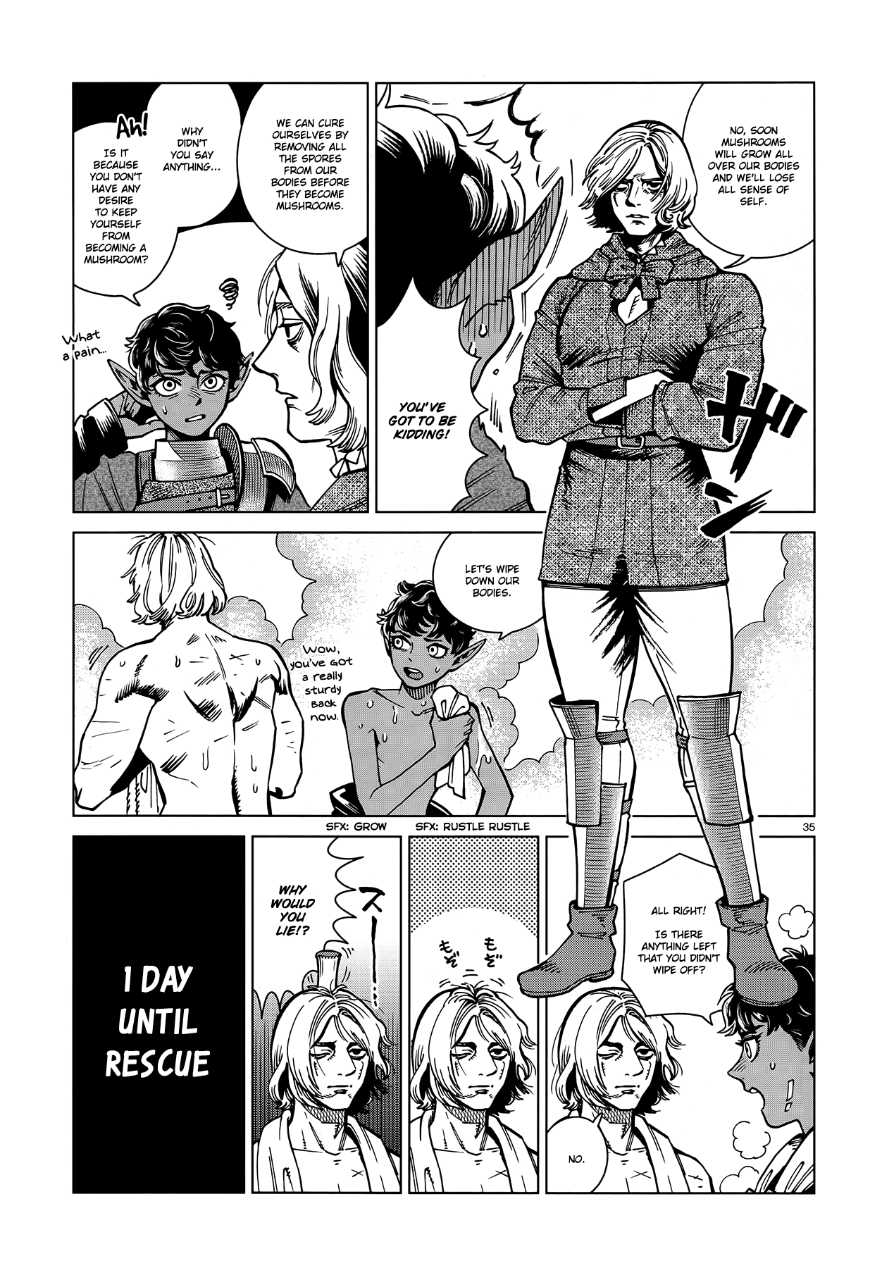 Dungeon Meshi Chapter 62 page 34 - Chapter 62: 6 Days