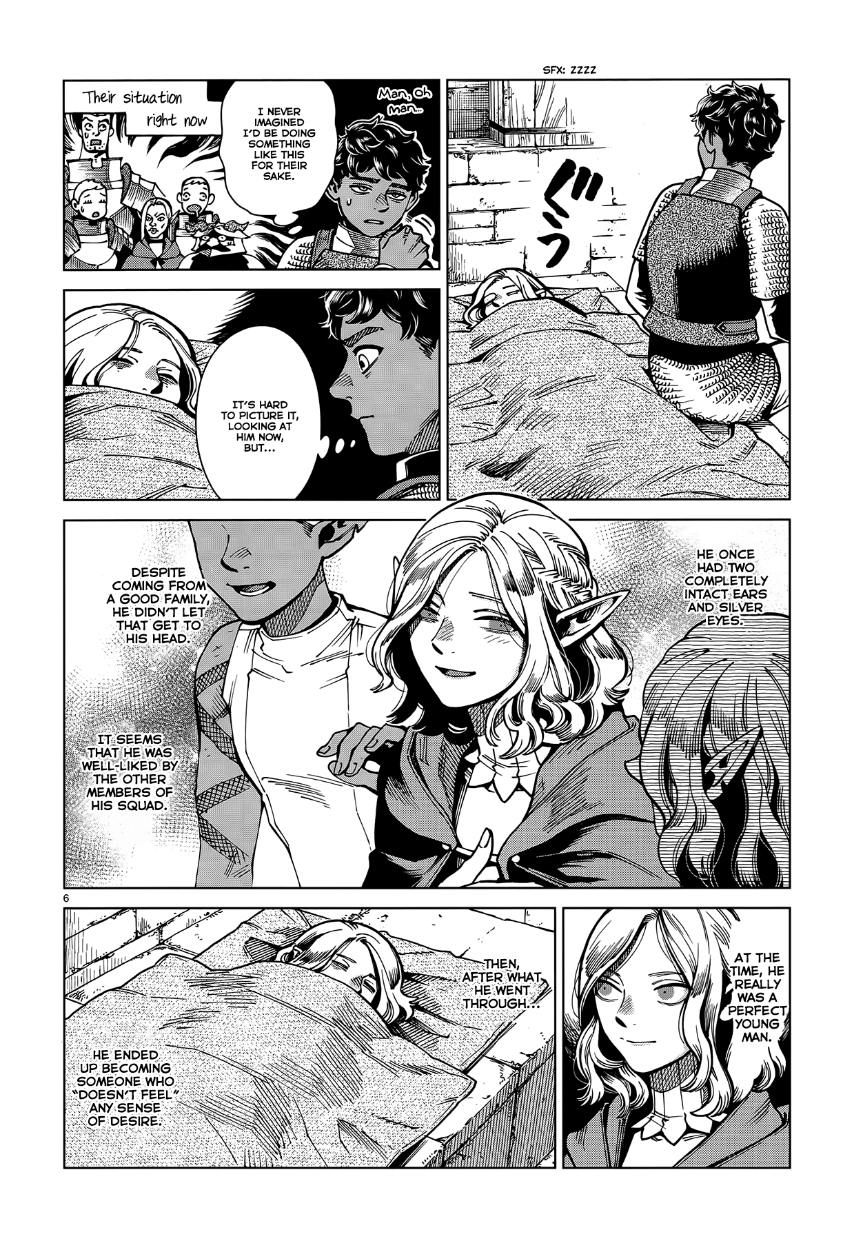 Dungeon Meshi Chapter 62 page 6 - Chapter 62: 6 Days