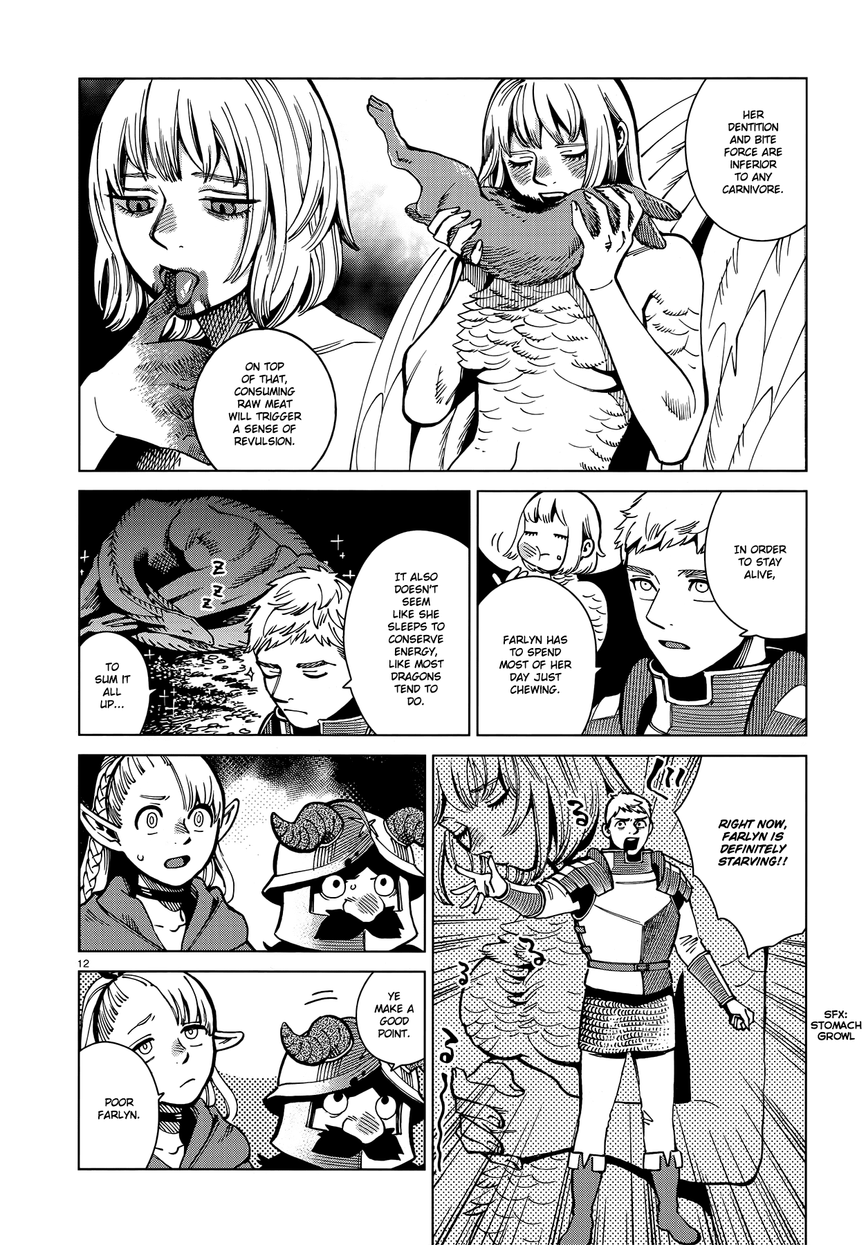 Dungeon Meshi Chapter 64 page 12 - Chapter 64: Rabbit