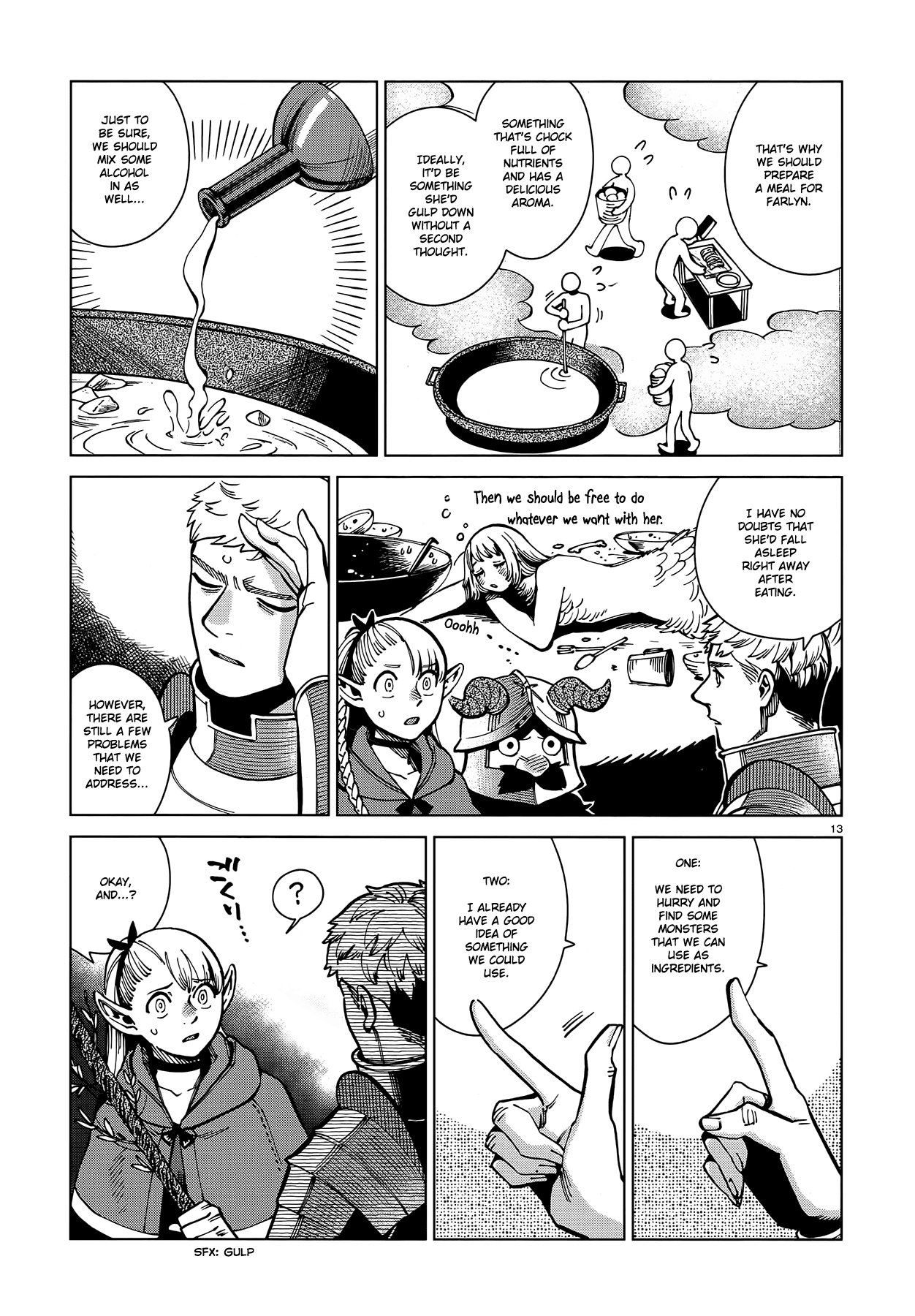 Dungeon Meshi Chapter 64 page 13 - Chapter 64: Rabbit