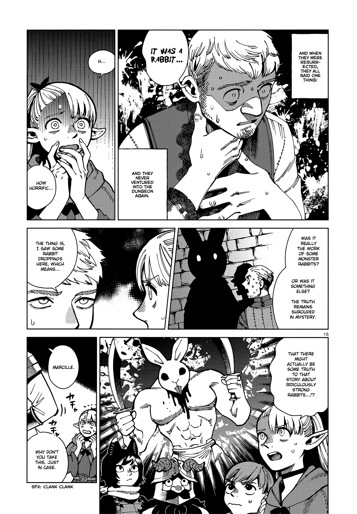 Dungeon Meshi Chapter 64 page 15 - Chapter 64: Rabbit