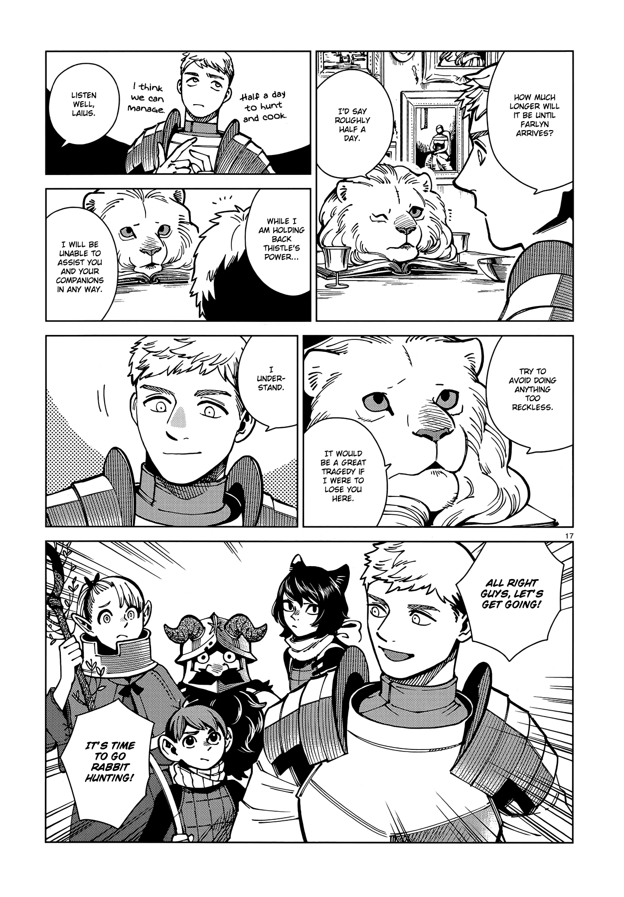 Dungeon Meshi Chapter 64 page 17 - Chapter 64: Rabbit