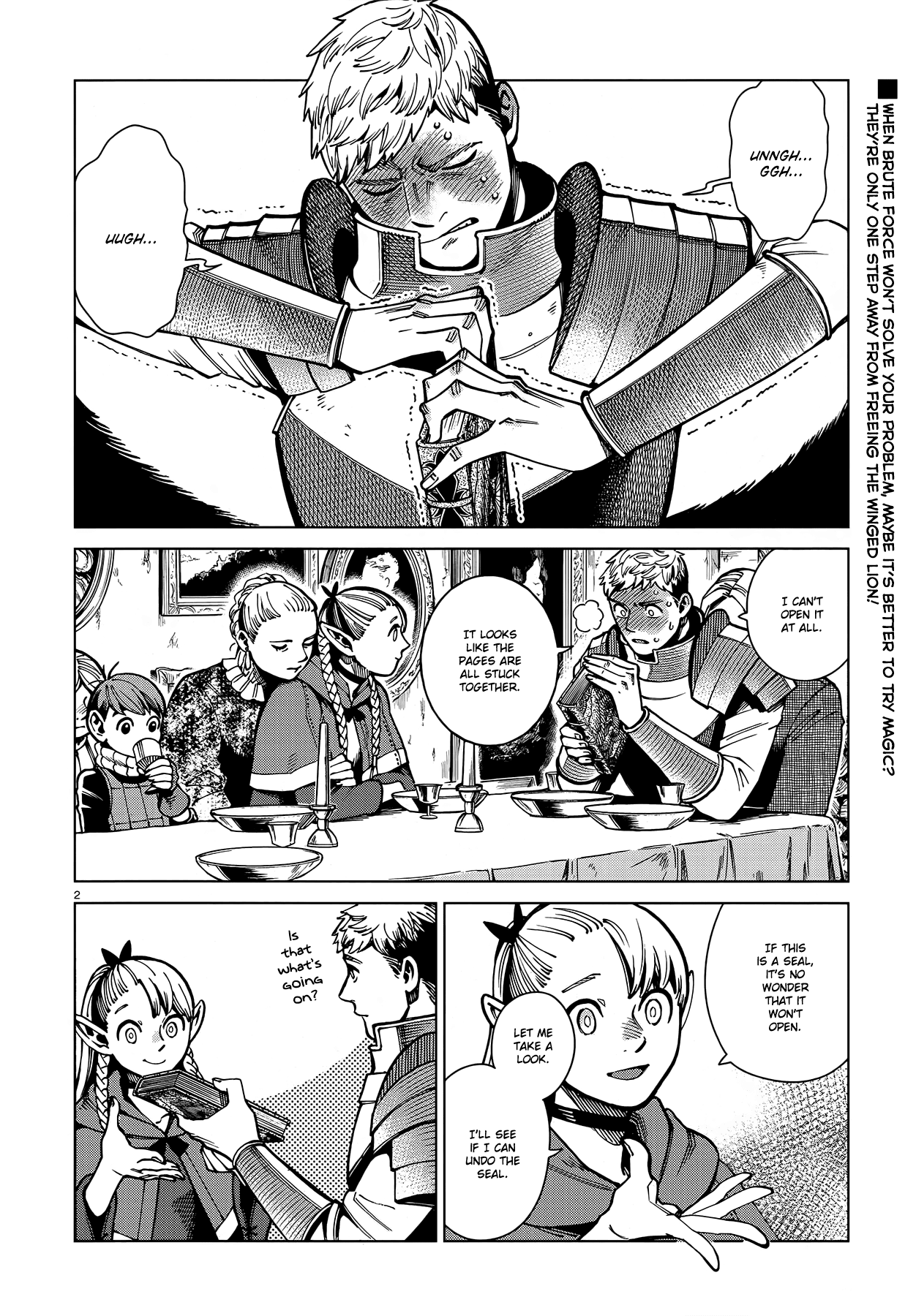 Dungeon Meshi Chapter 64 page 2 - Chapter 64: Rabbit