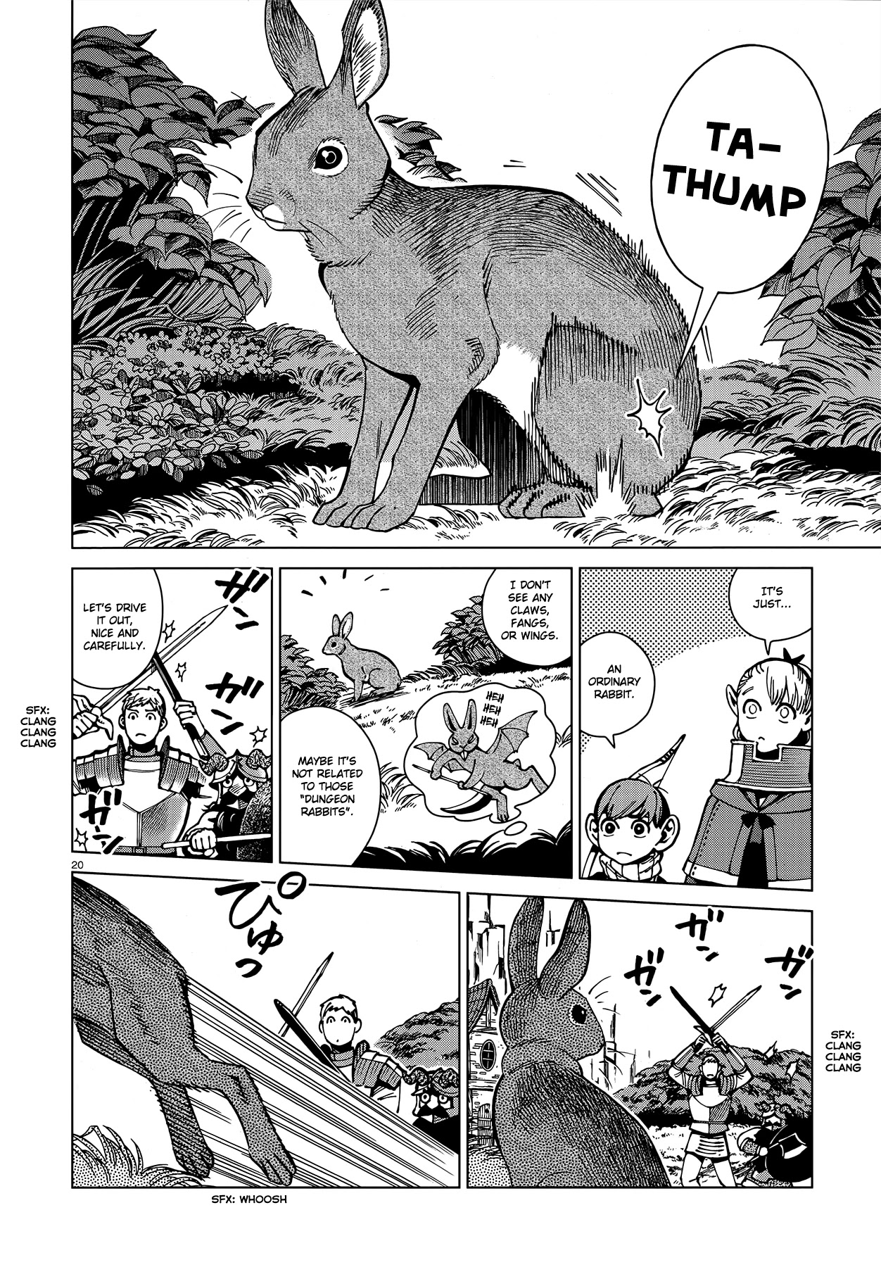 Dungeon Meshi Chapter 64 page 20 - Chapter 64: Rabbit