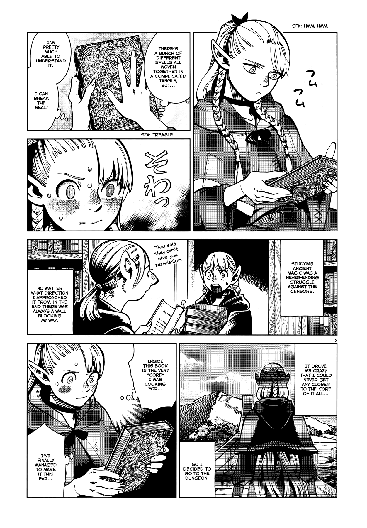 Dungeon Meshi Chapter 64 page 3 - Chapter 64: Rabbit