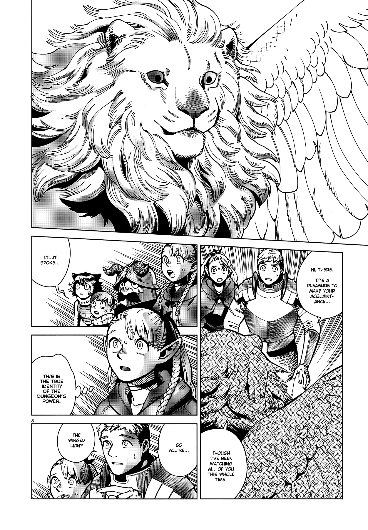 Dungeon Meshi Chapter 64 page 8 - Chapter 64: Rabbit