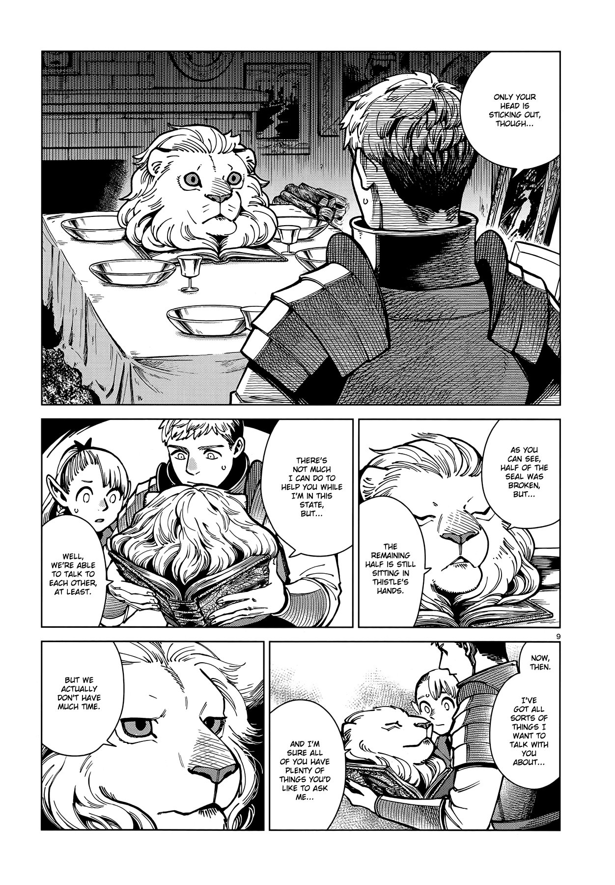 Dungeon Meshi Chapter 64 page 9 - Chapter 64: Rabbit