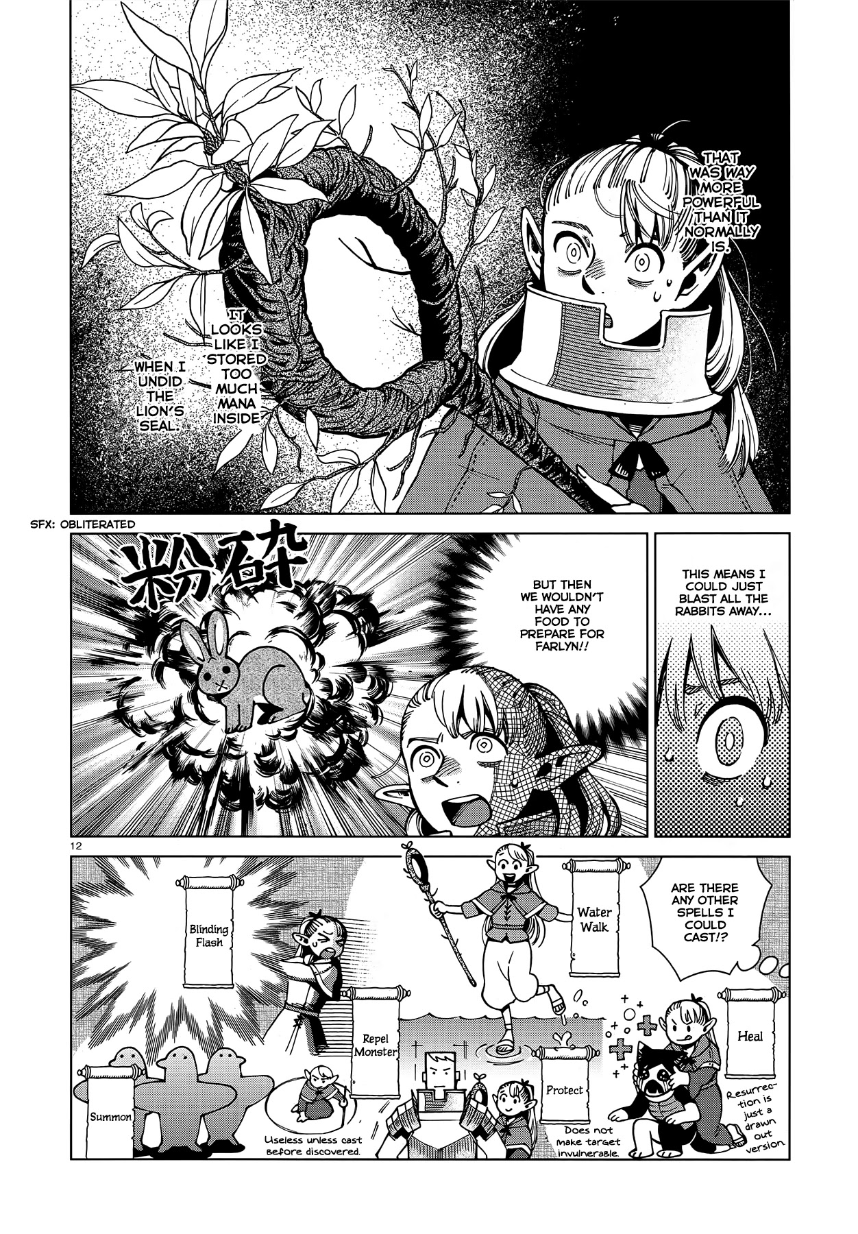 Dungeon Meshi Chapter 65 page 12 - Chapter 65: Rabbit, Part II