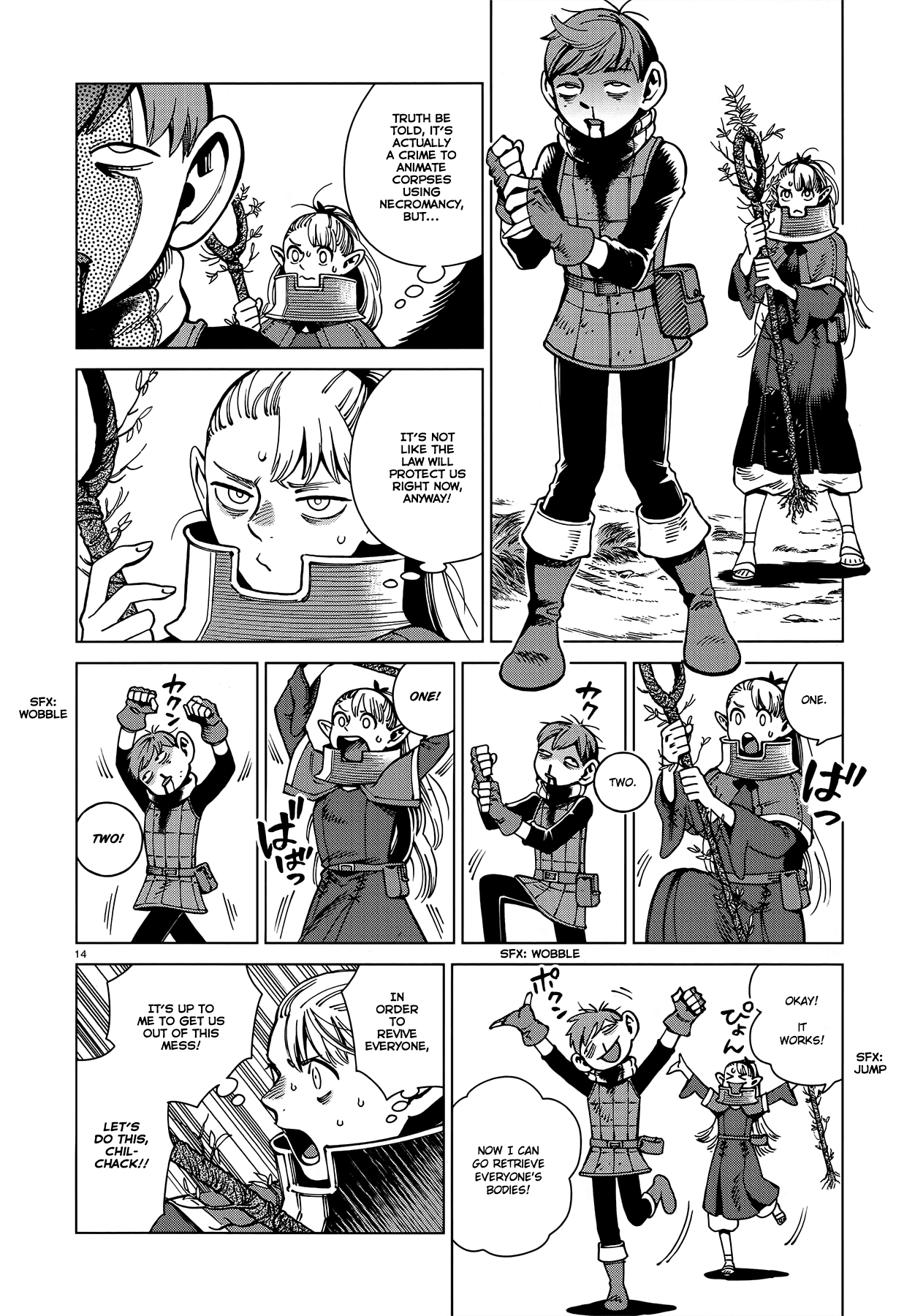 Dungeon Meshi Chapter 65 page 14 - Chapter 65: Rabbit, Part II