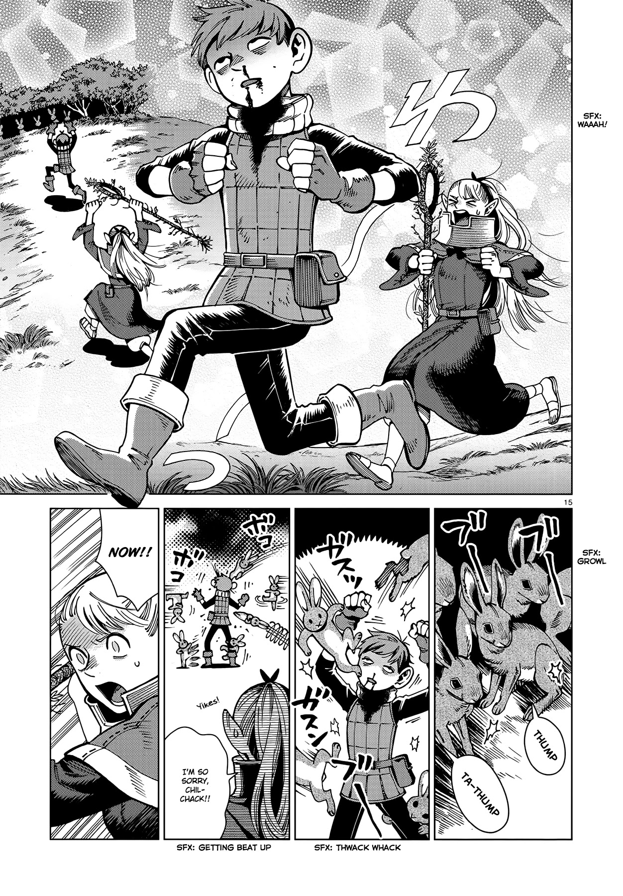 Dungeon Meshi Chapter 65 page 15 - Chapter 65: Rabbit, Part II