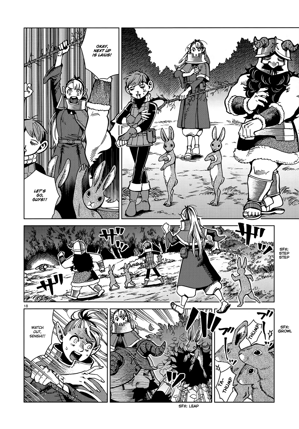 Dungeon Meshi Chapter 65 page 18 - Chapter 65: Rabbit, Part II
