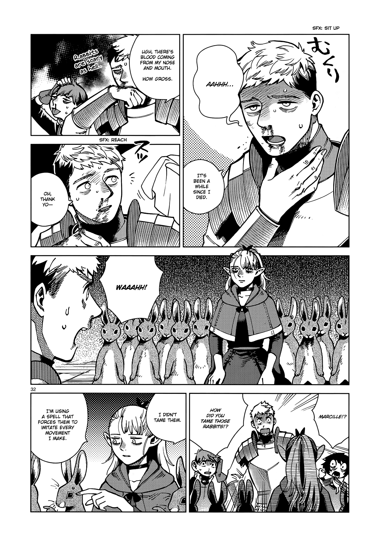Dungeon Meshi Chapter 65 page 32 - Chapter 65: Rabbit, Part II