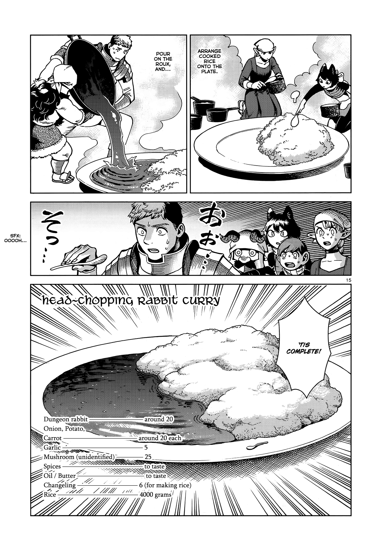 Dungeon Meshi Chapter 66 page 15 - Chapter 66: Curry