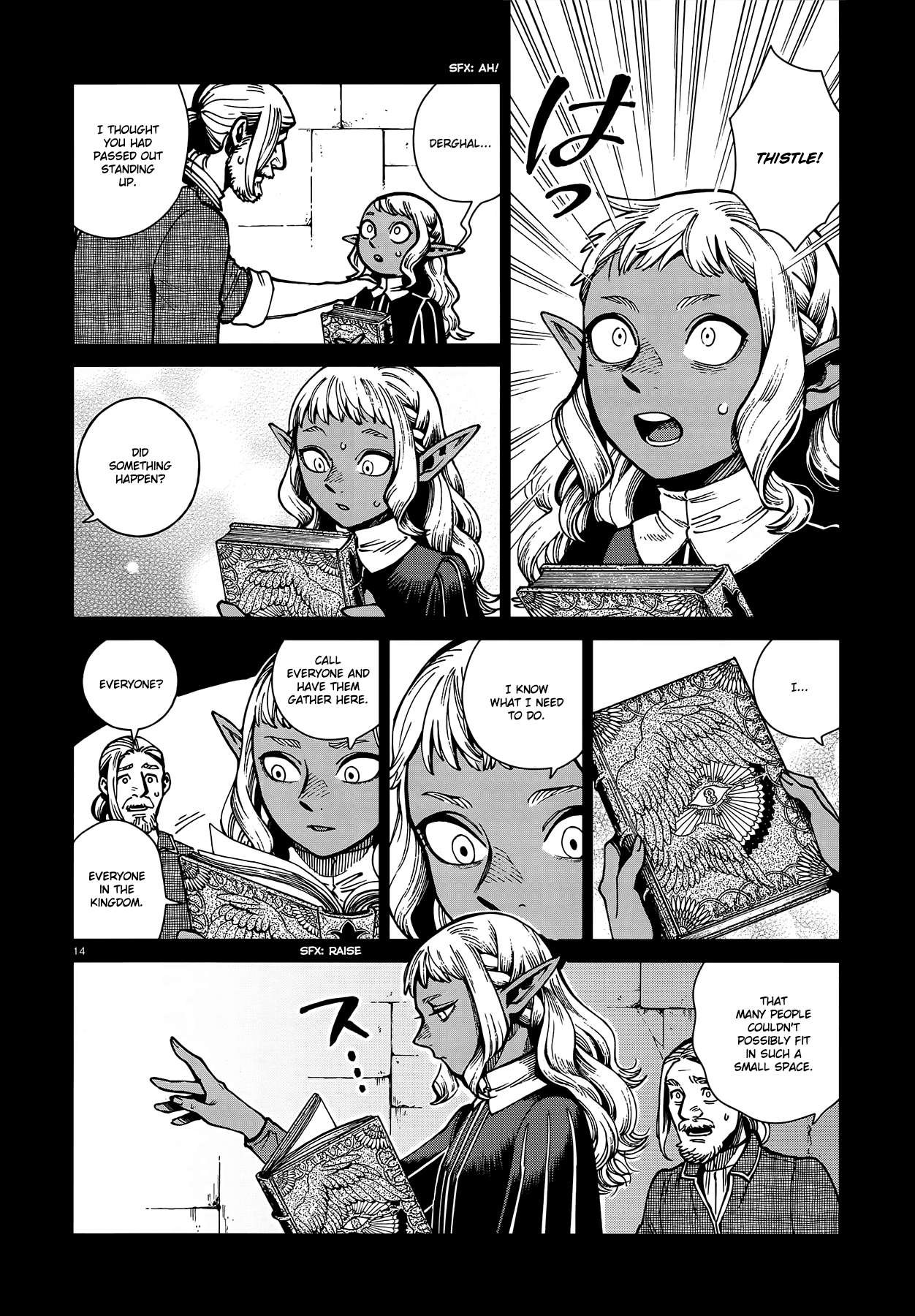 Dungeon Meshi Chapter 68 page 14 - Chapter 68: Thistle