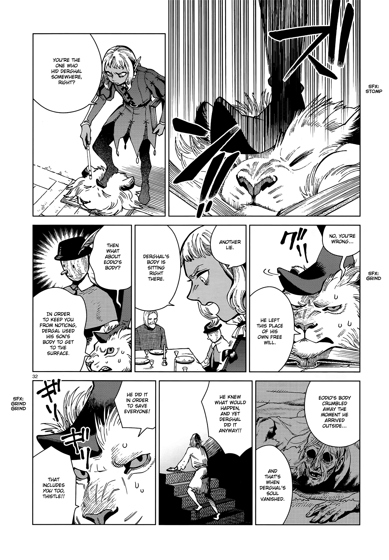 Dungeon Meshi Chapter 68 page 32 - Chapter 68: Thistle