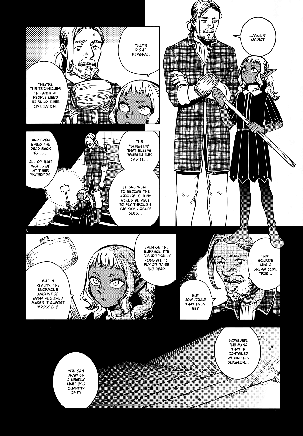 Dungeon Meshi Chapter 68 page 8 - Chapter 68: Thistle