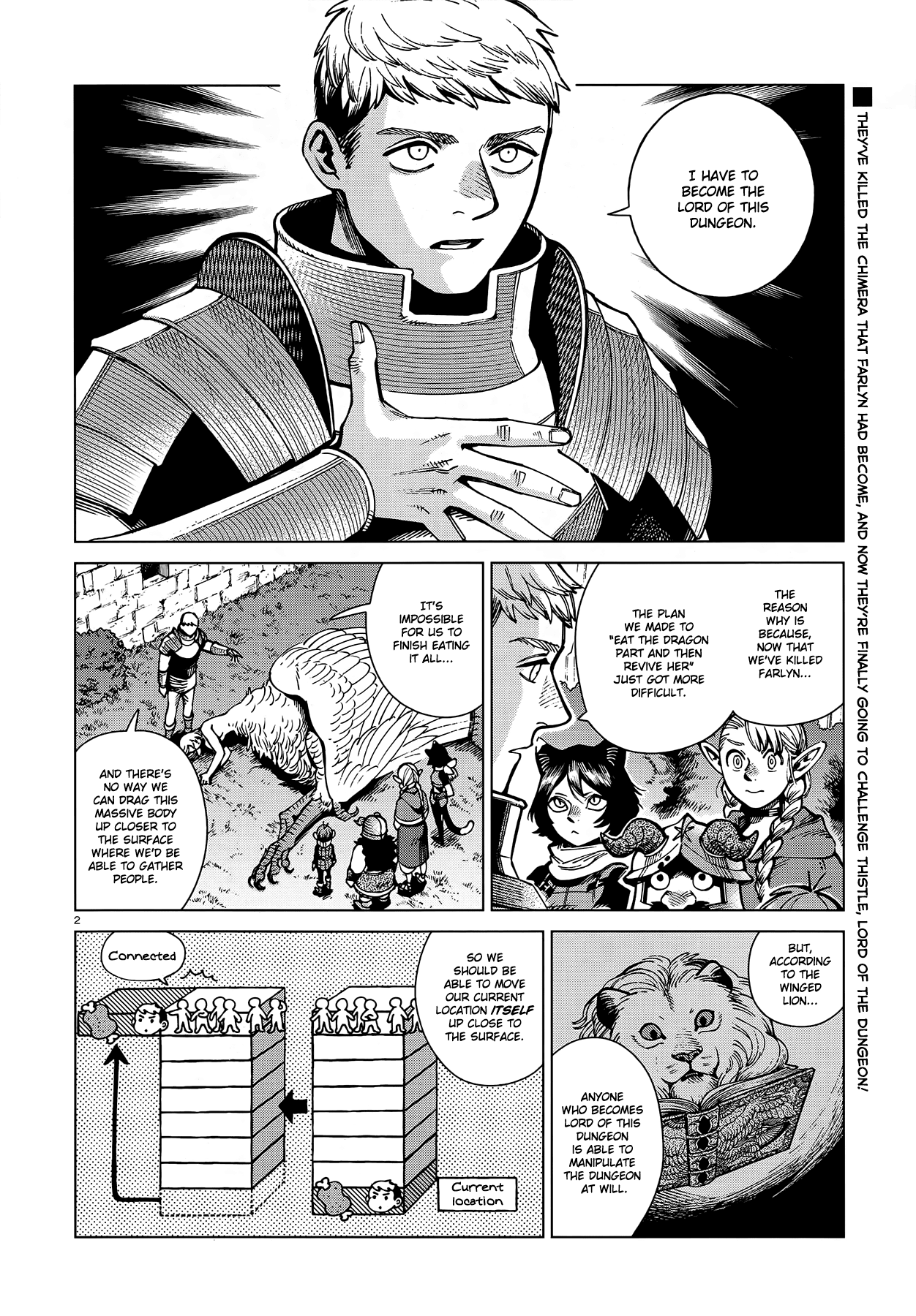 Dungeon Meshi Chapter 69 page 2 - Chapter 69: Thistle II