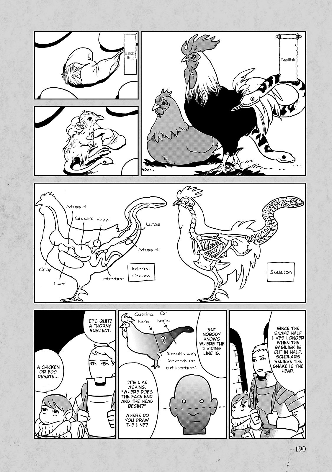 Dungeon Meshi Chapter 7.6 page 5 - Chapter 7.6: Extra - Monster Tidbits