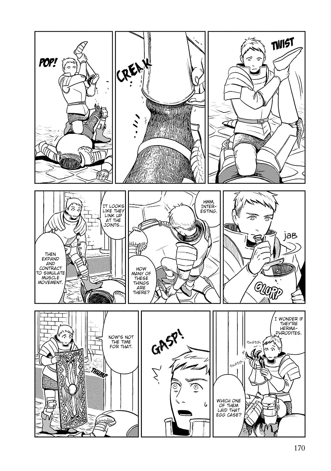 Dungeon Meshi Chapter 7 page 10 - Chapter 7: Living Armor (Part II)