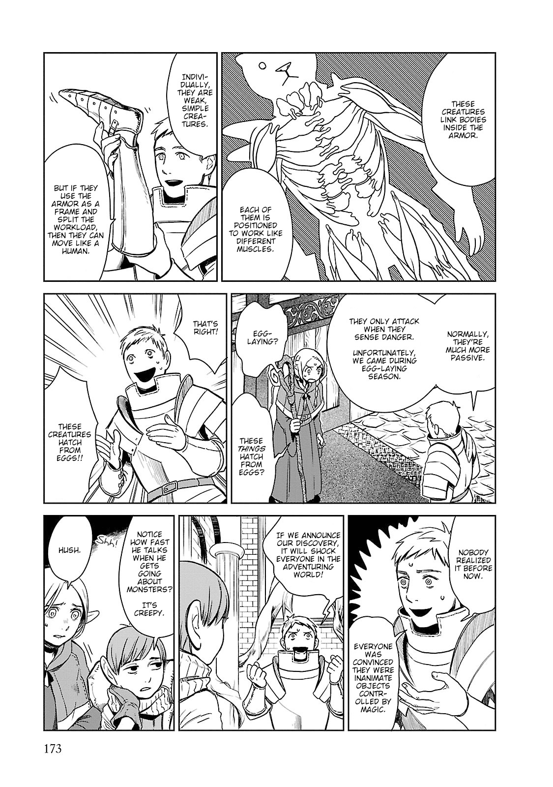 Dungeon Meshi Chapter 7 page 13 - Chapter 7: Living Armor (Part II)