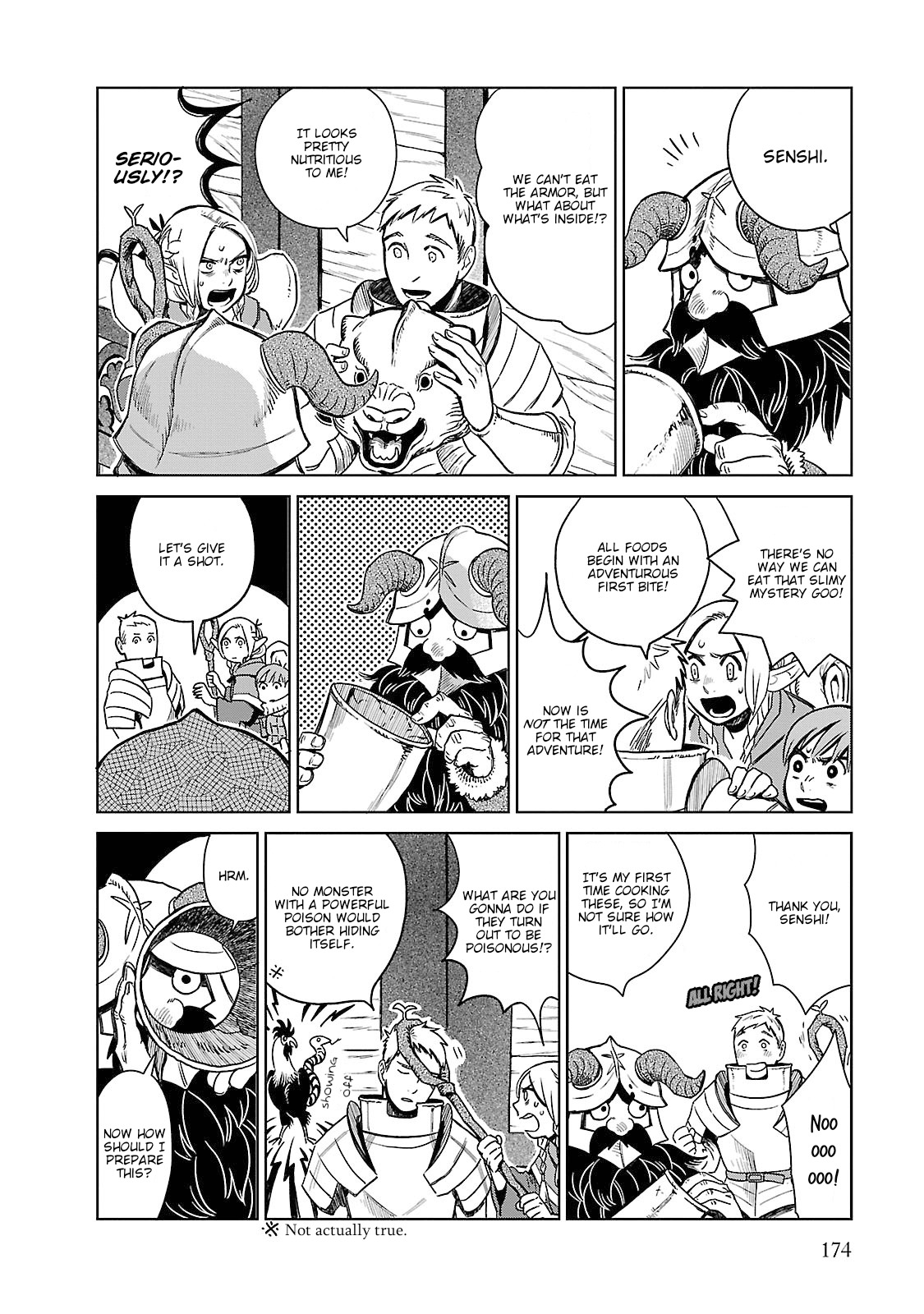 Dungeon Meshi Chapter 7 page 14 - Chapter 7: Living Armor (Part II)