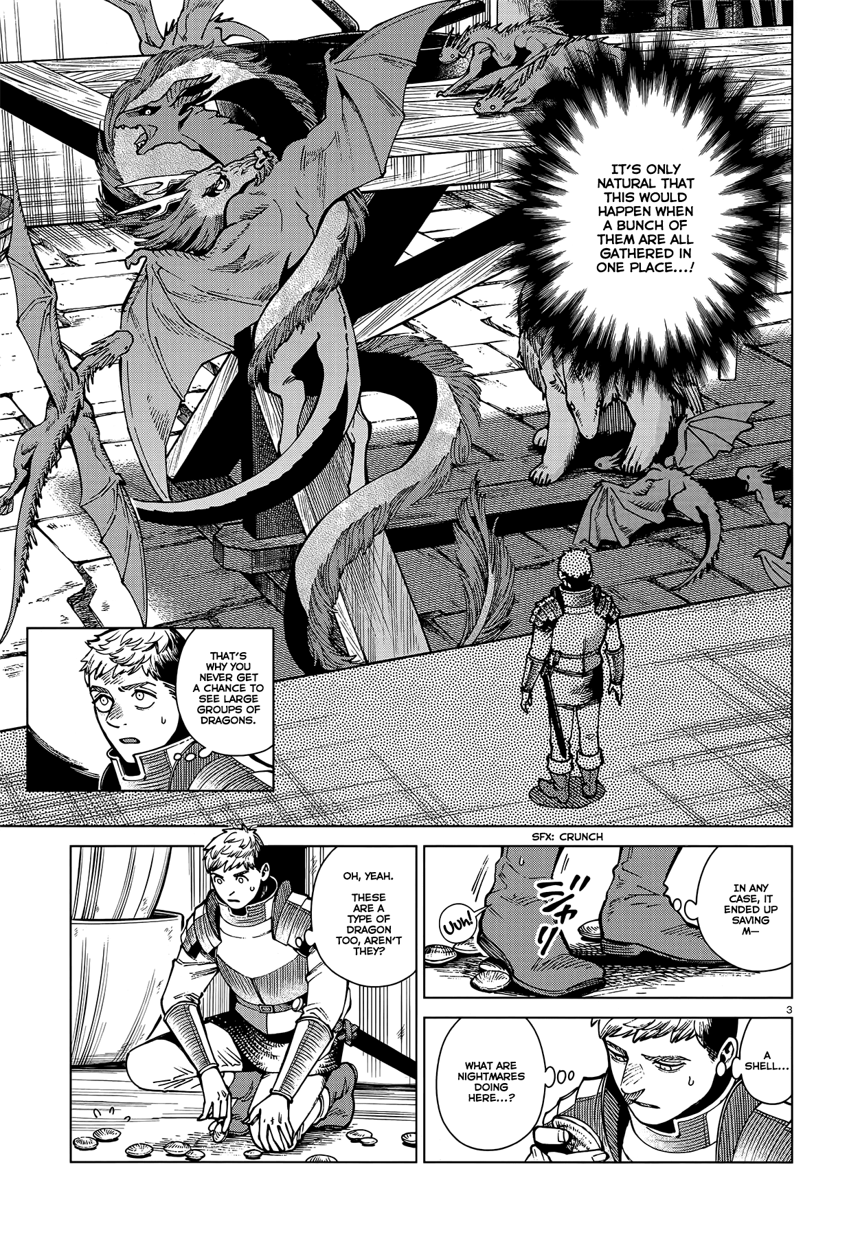 Dungeon Meshi Chapter 70 page 3 - Chapter 70: Thistle III
