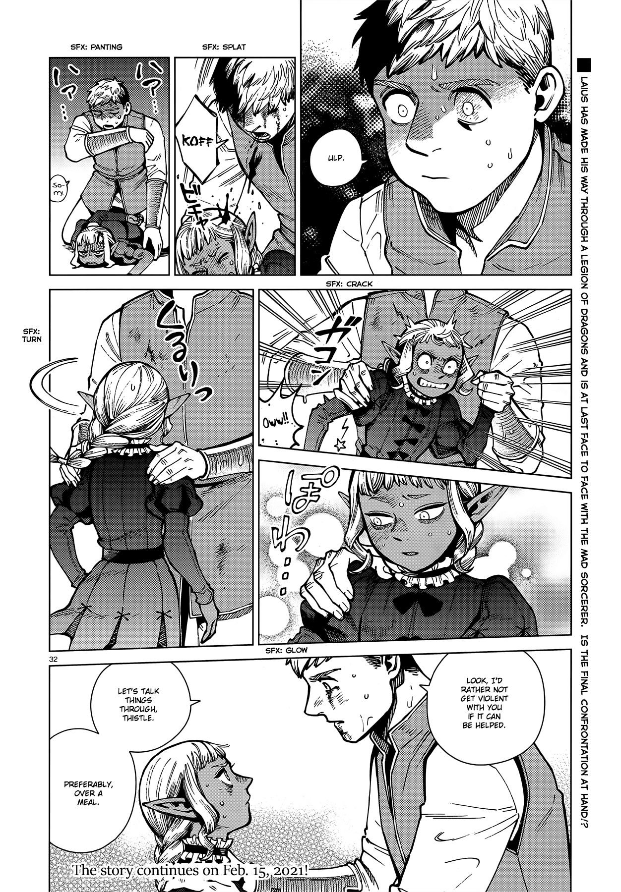 Dungeon Meshi Chapter 70 page 32 - Chapter 70: Thistle III