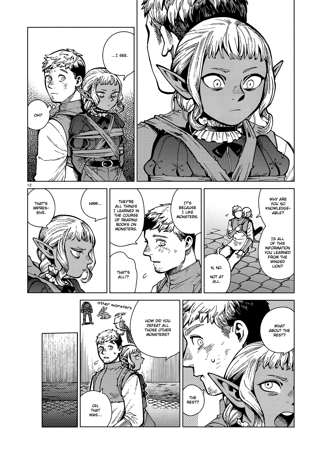 Dungeon Meshi Chapter 71 page 12 - Chapter 71: Thistle IV