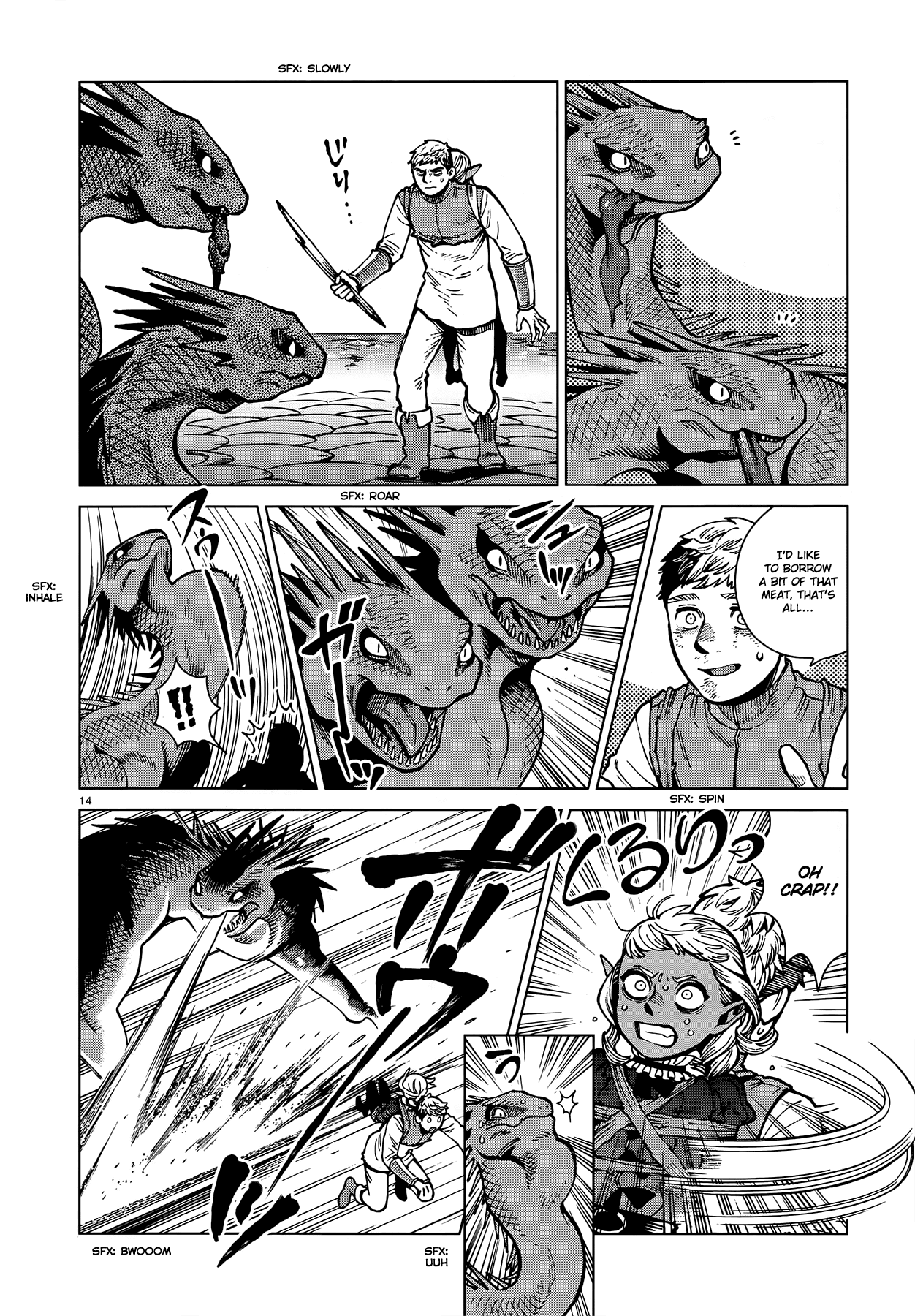 Dungeon Meshi Chapter 71 page 14 - Chapter 71: Thistle IV