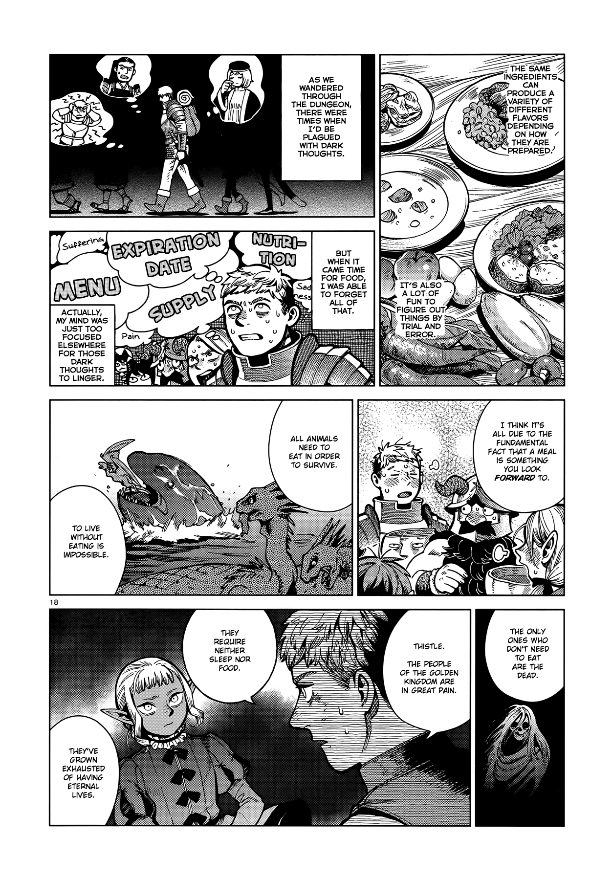 Dungeon Meshi Chapter 71 page 18 - Chapter 71: Thistle IV