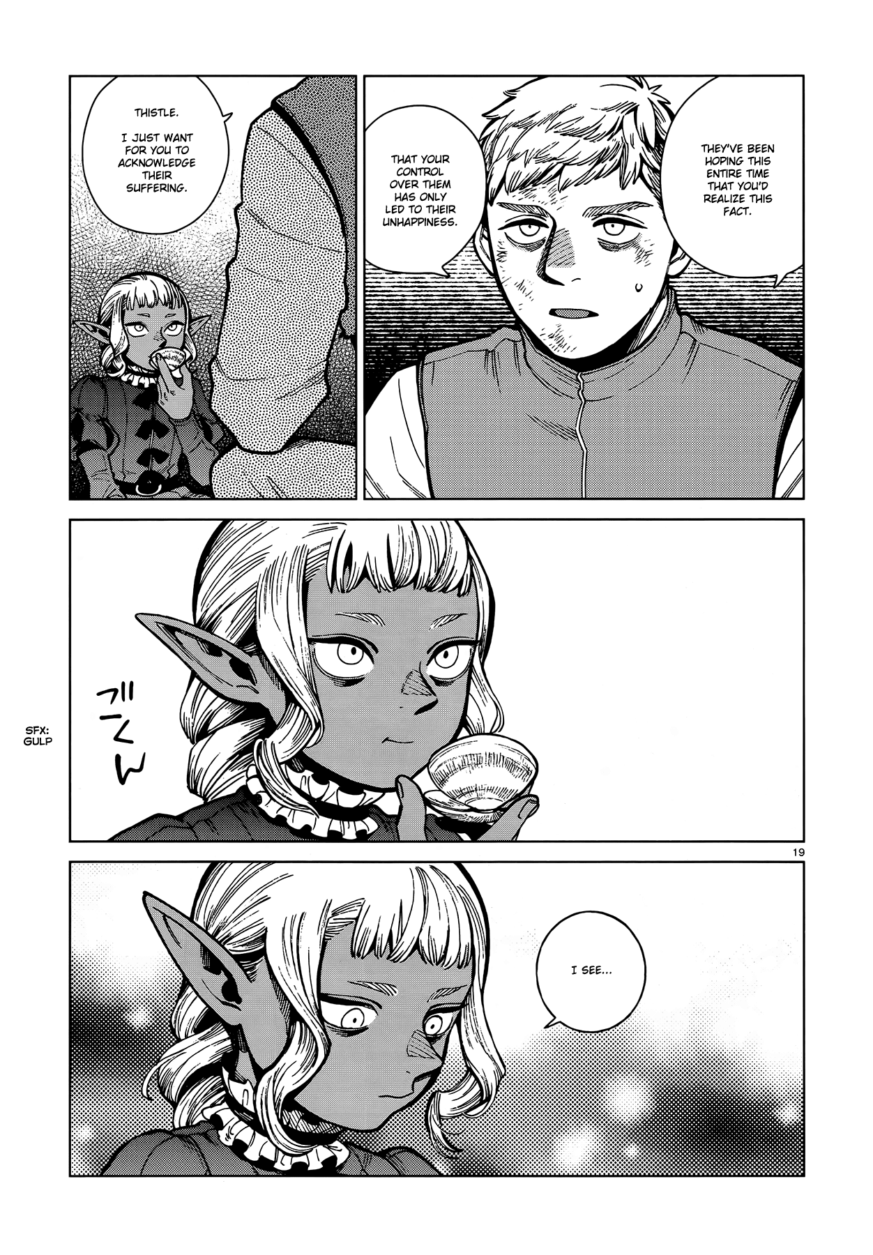 Dungeon Meshi Chapter 71 page 19 - Chapter 71: Thistle IV