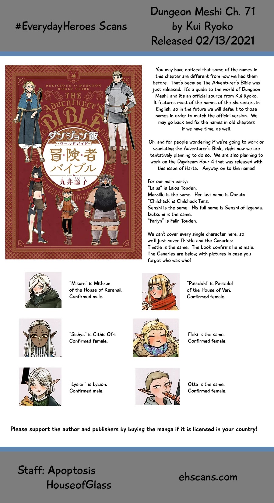 Dungeon Meshi Chapter 71 page 25 - Chapter 71: Thistle IV