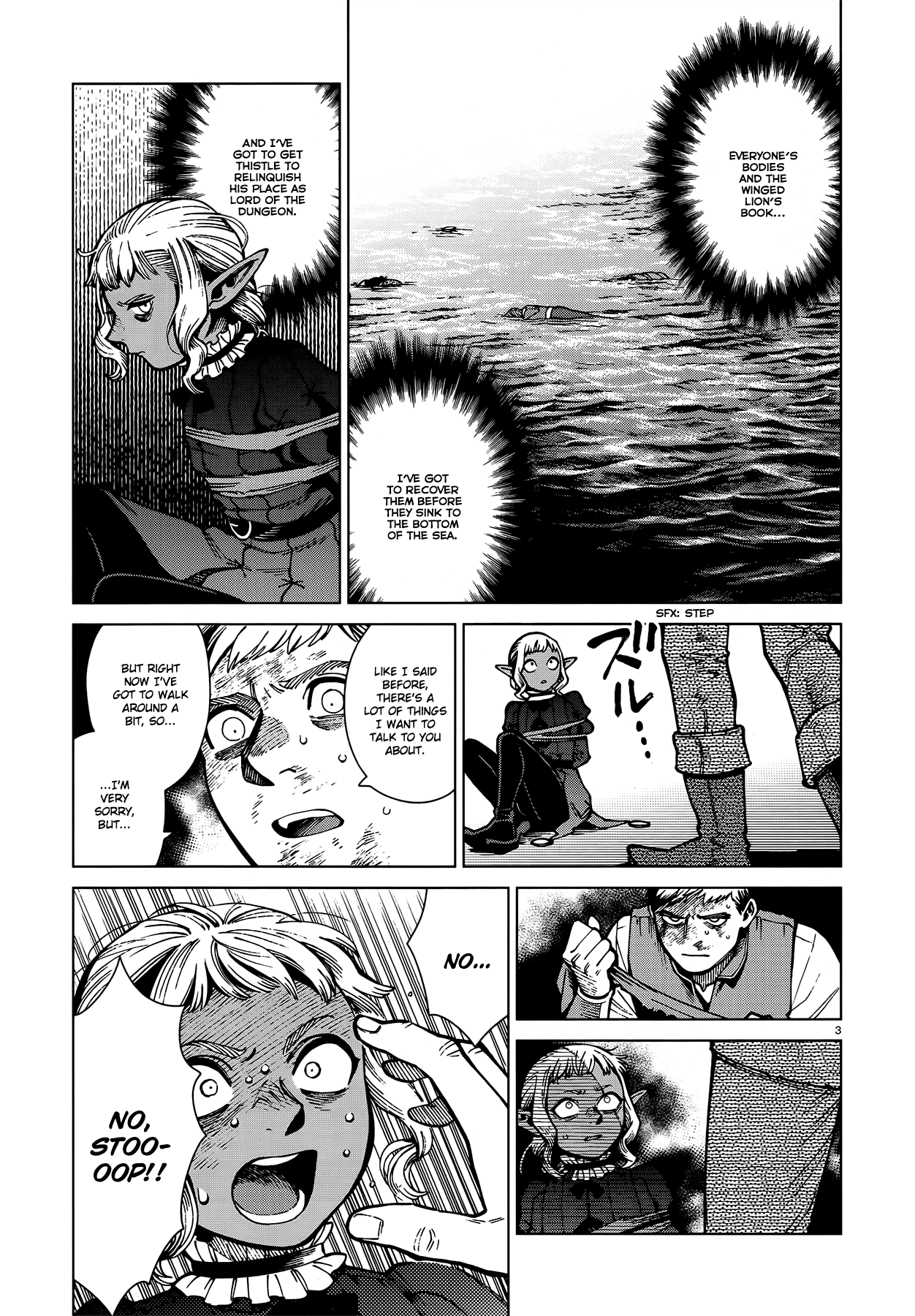 Dungeon Meshi Chapter 71 page 3 - Chapter 71: Thistle IV
