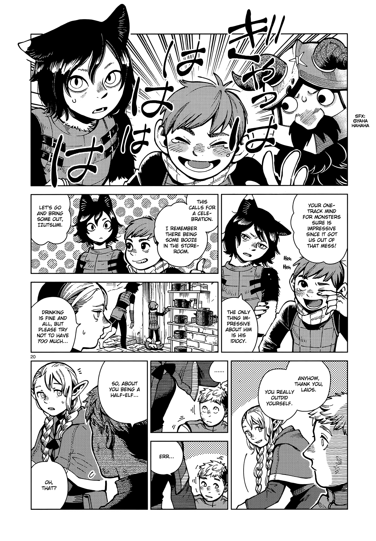 Dungeon Meshi Chapter 72 page 20 - Chapter 72: Thistle V