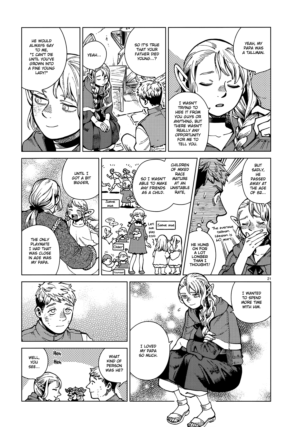 Dungeon Meshi Chapter 72 page 21 - Chapter 72: Thistle V
