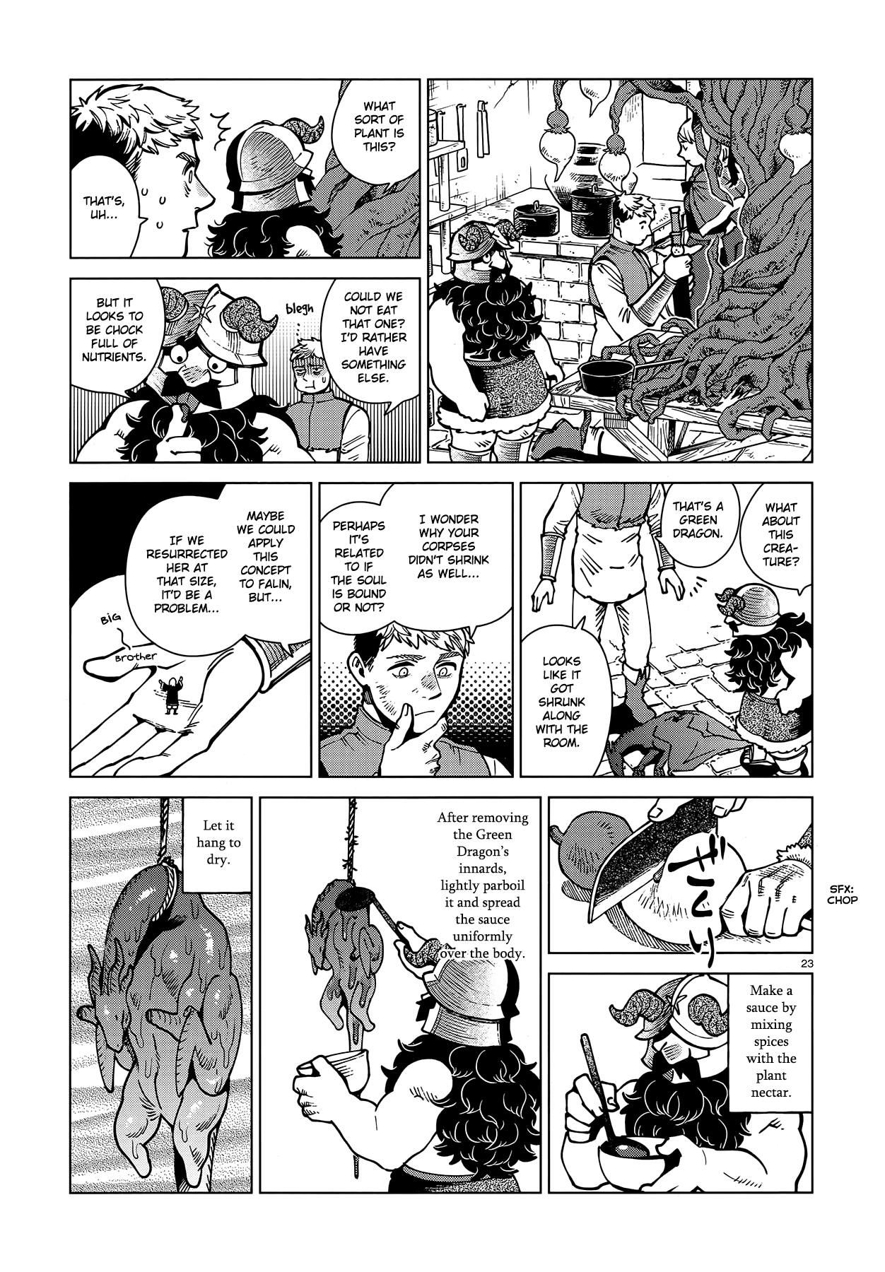Dungeon Meshi Chapter 72 page 23 - Chapter 72: Thistle V