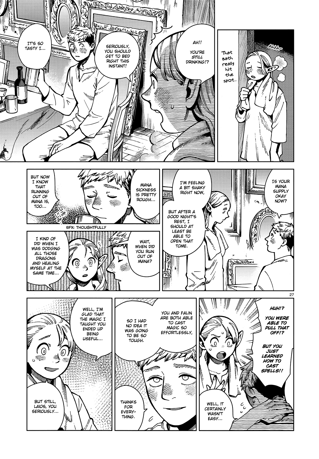 Dungeon Meshi Chapter 72 page 27 - Chapter 72: Thistle V