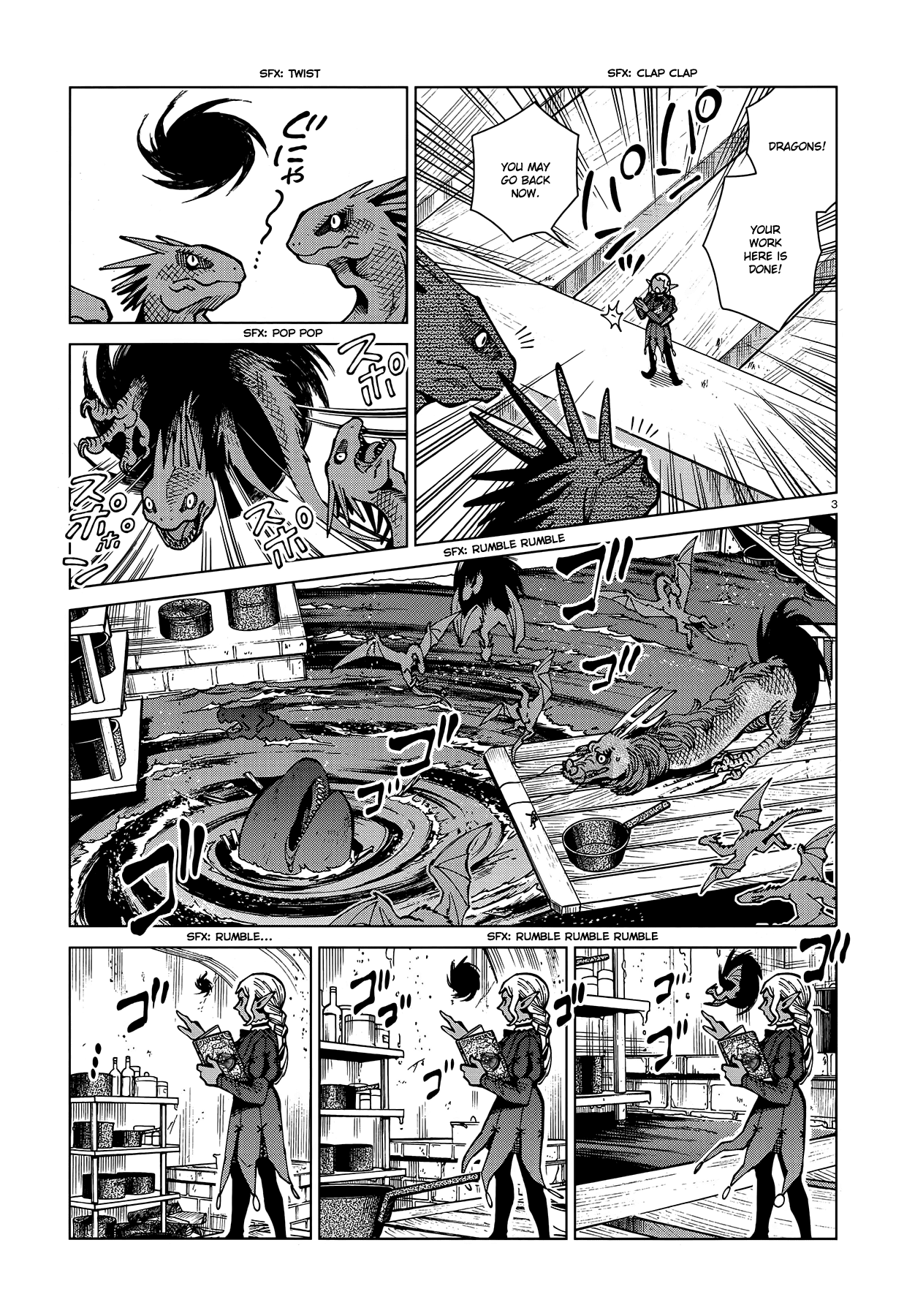 Dungeon Meshi Chapter 72 page 3 - Chapter 72: Thistle V