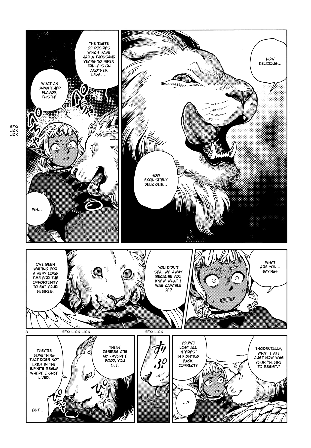 Dungeon Meshi Chapter 72 page 8 - Chapter 72: Thistle V