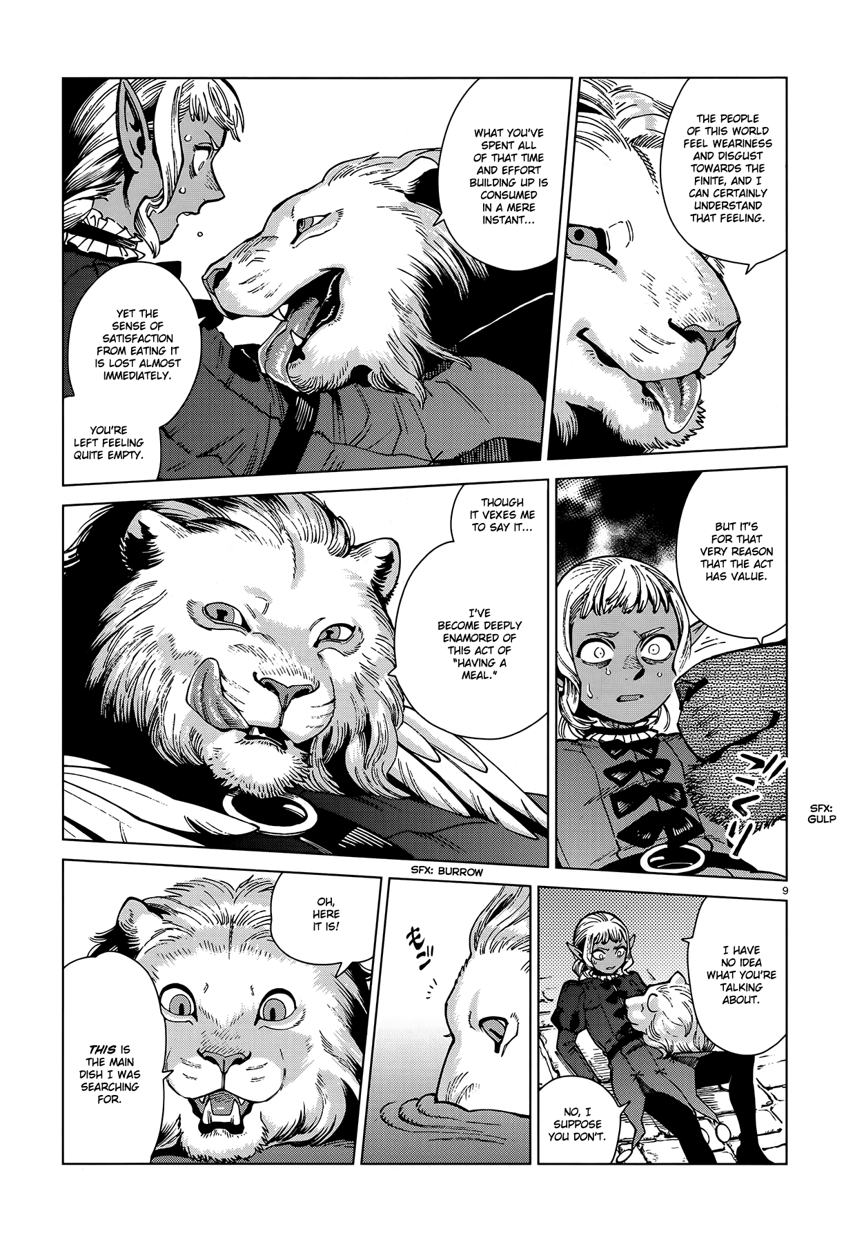 Dungeon Meshi Chapter 72 page 9 - Chapter 72: Thistle V