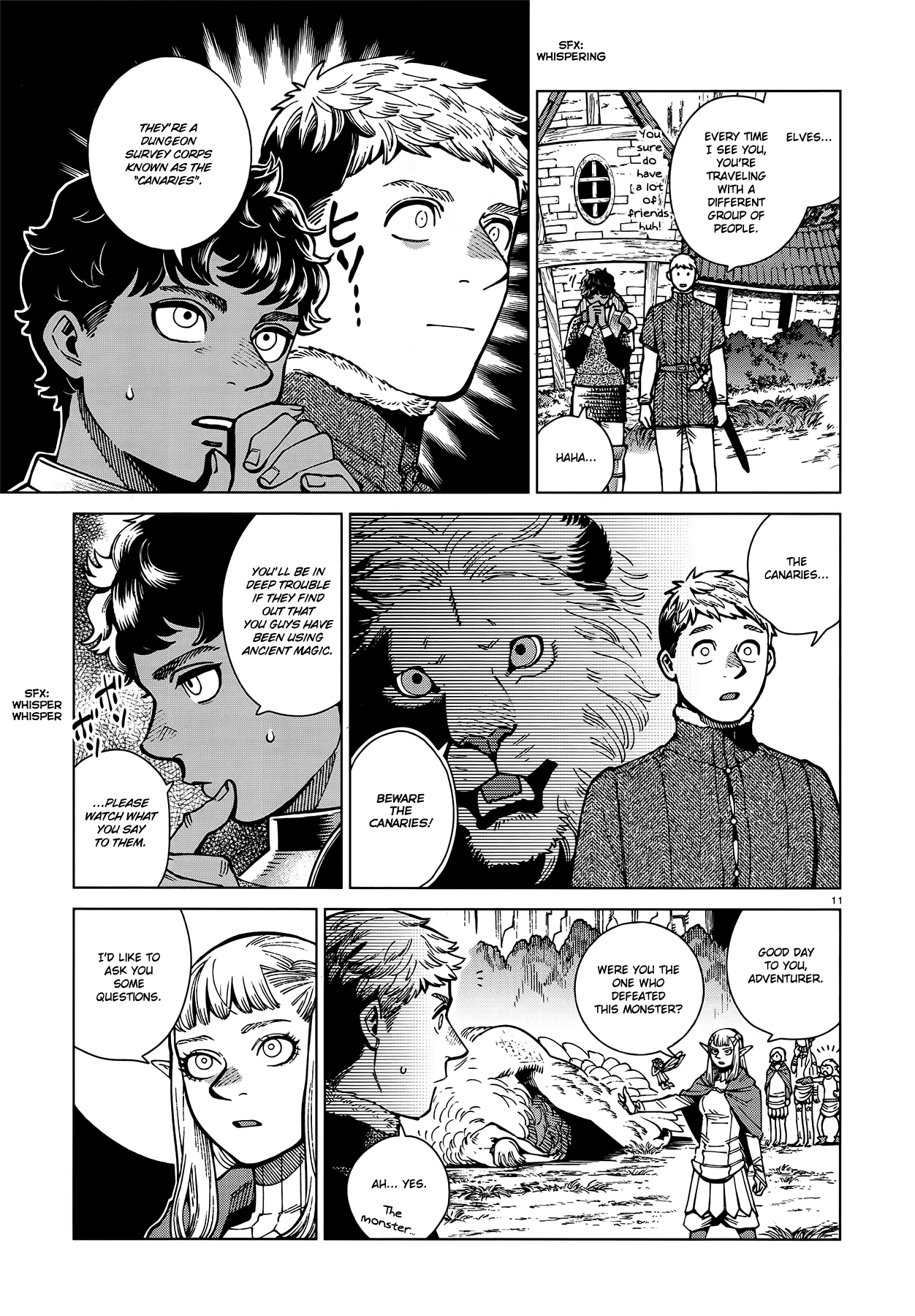 Dungeon Meshi Chapter 73 page 11 - Chapter 73: Bavarois
