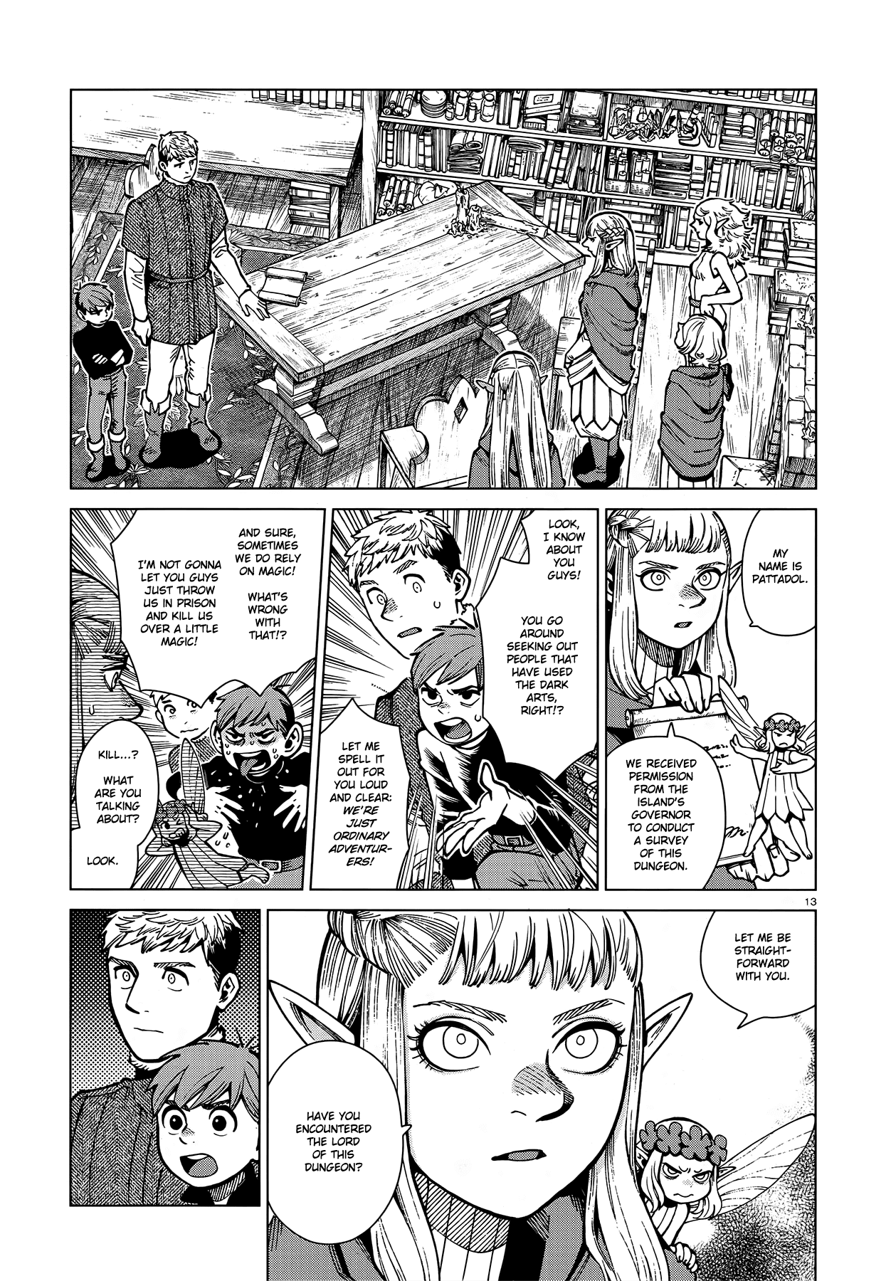 Dungeon Meshi Chapter 73 page 13 - Chapter 73: Bavarois