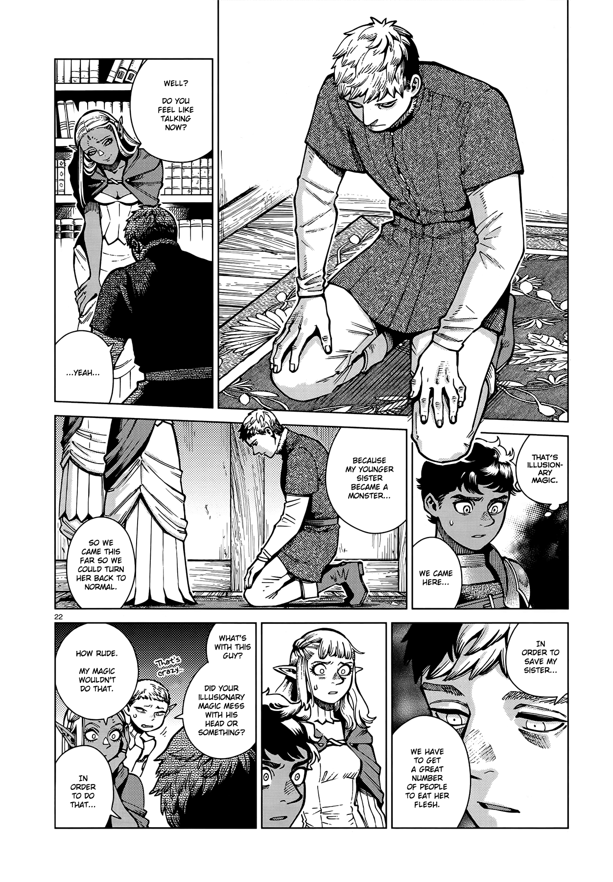 Dungeon Meshi Chapter 73 page 22 - Chapter 73: Bavarois