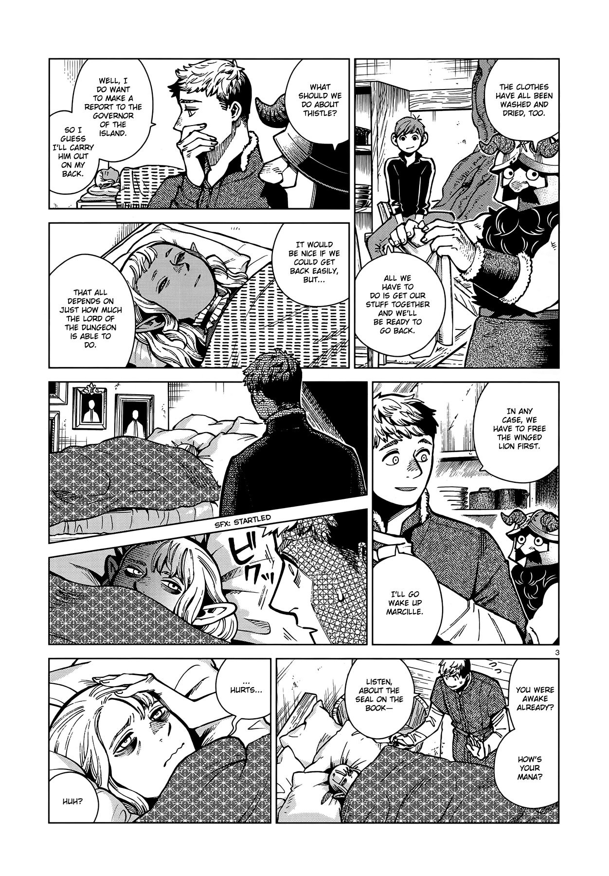 Dungeon Meshi Chapter 73 page 3 - Chapter 73: Bavarois