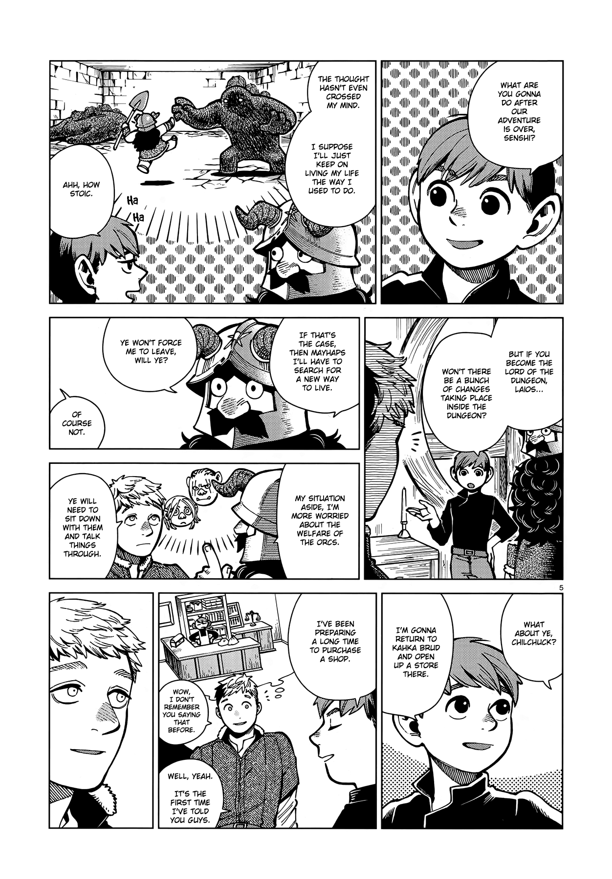 Dungeon Meshi Chapter 73 page 5 - Chapter 73: Bavarois