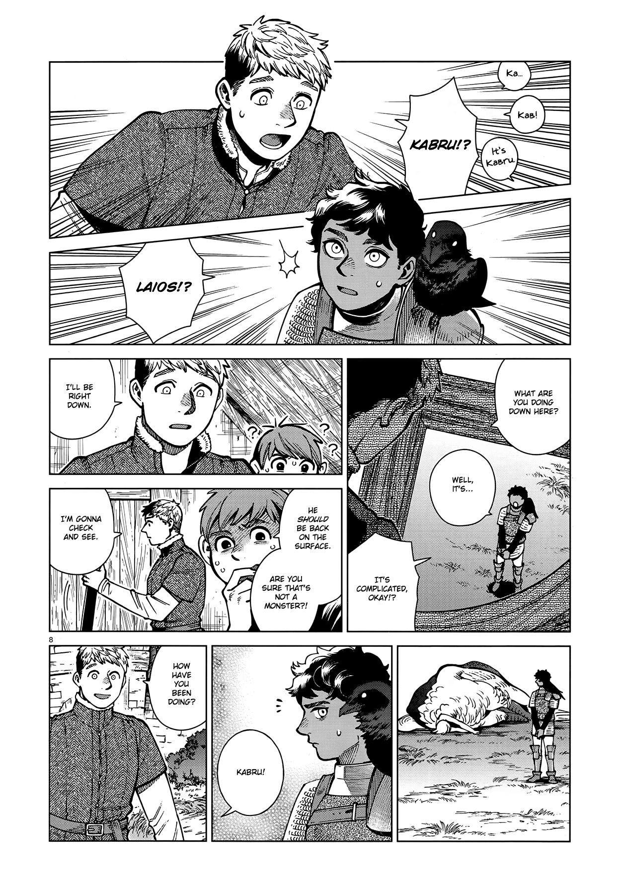 Dungeon Meshi Chapter 73 page 8 - Chapter 73: Bavarois