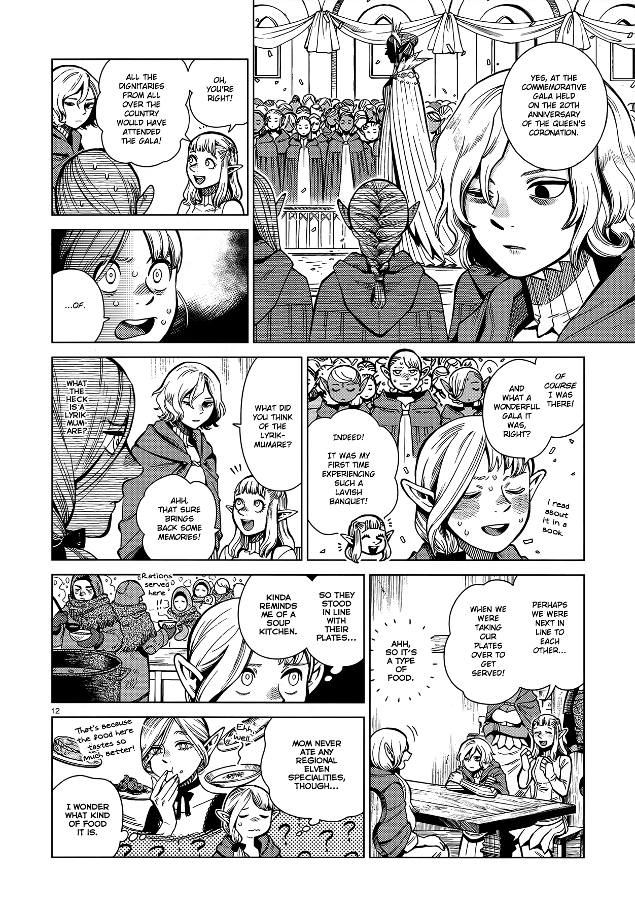 Dungeon Meshi Chapter 74 page 12 - Chapter 74: Lyrikmumare