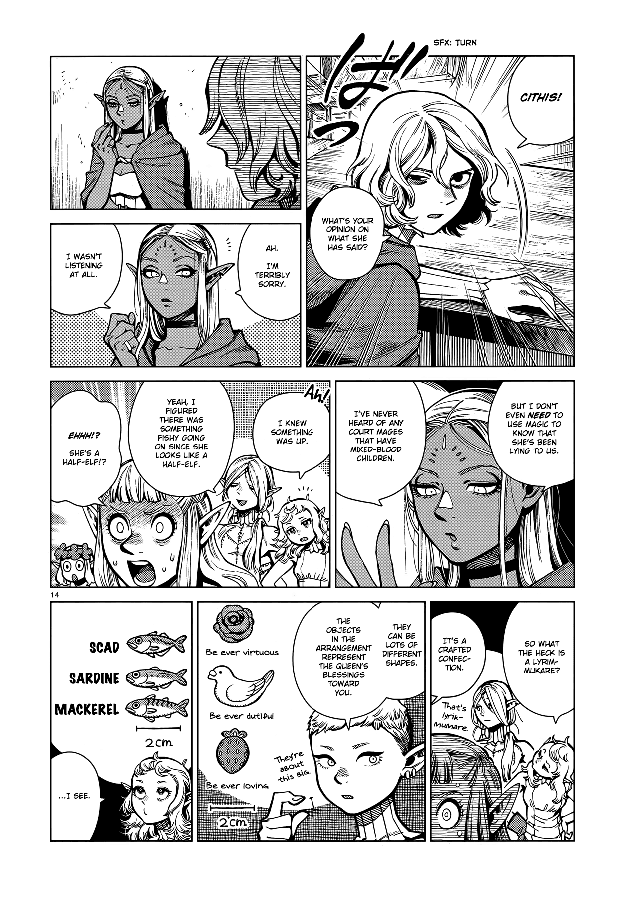 Dungeon Meshi Chapter 74 page 14 - Chapter 74: Lyrikmumare