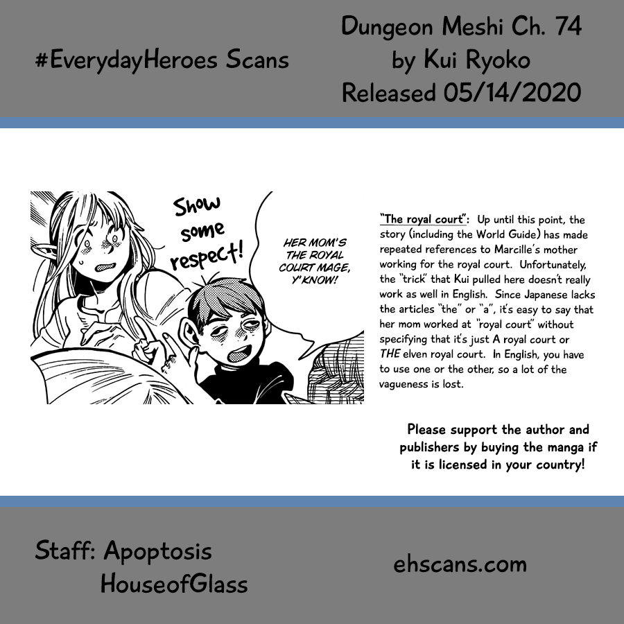 Dungeon Meshi Chapter 74 page 25 - Chapter 74: Lyrikmumare