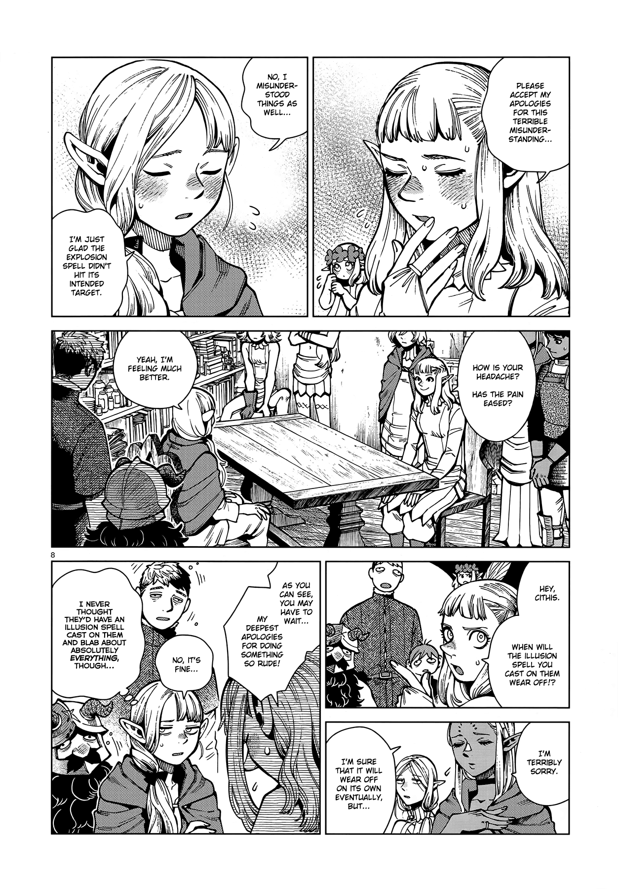 Dungeon Meshi Chapter 74 page 8 - Chapter 74: Lyrikmumare